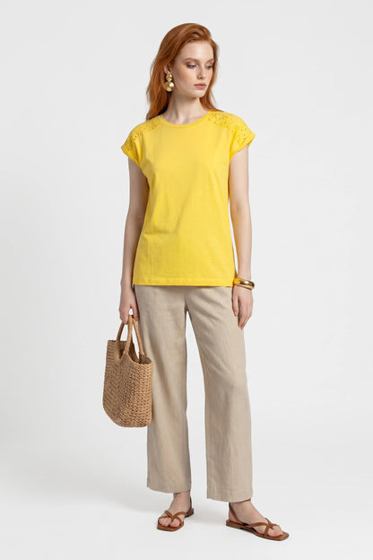 Lässiges Kurzarm T-Shirt, Relaxed Fit