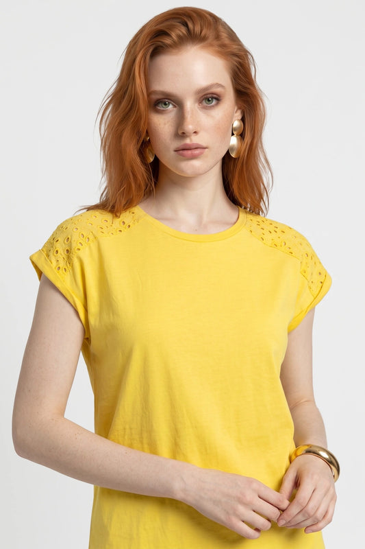 Lässiges Kurzarm T-Shirt, Relaxed Fit