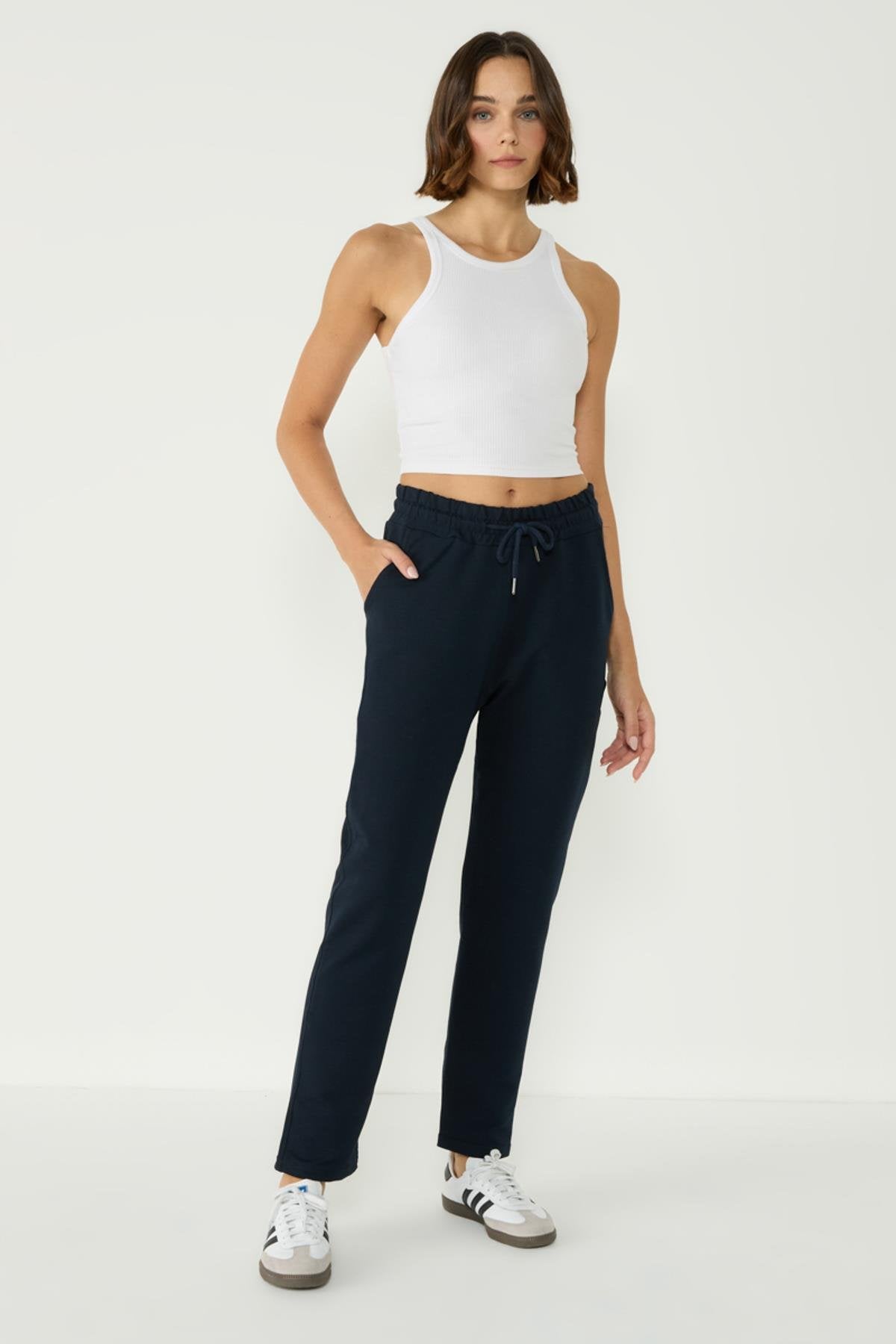 Flache Saum Jogginghose