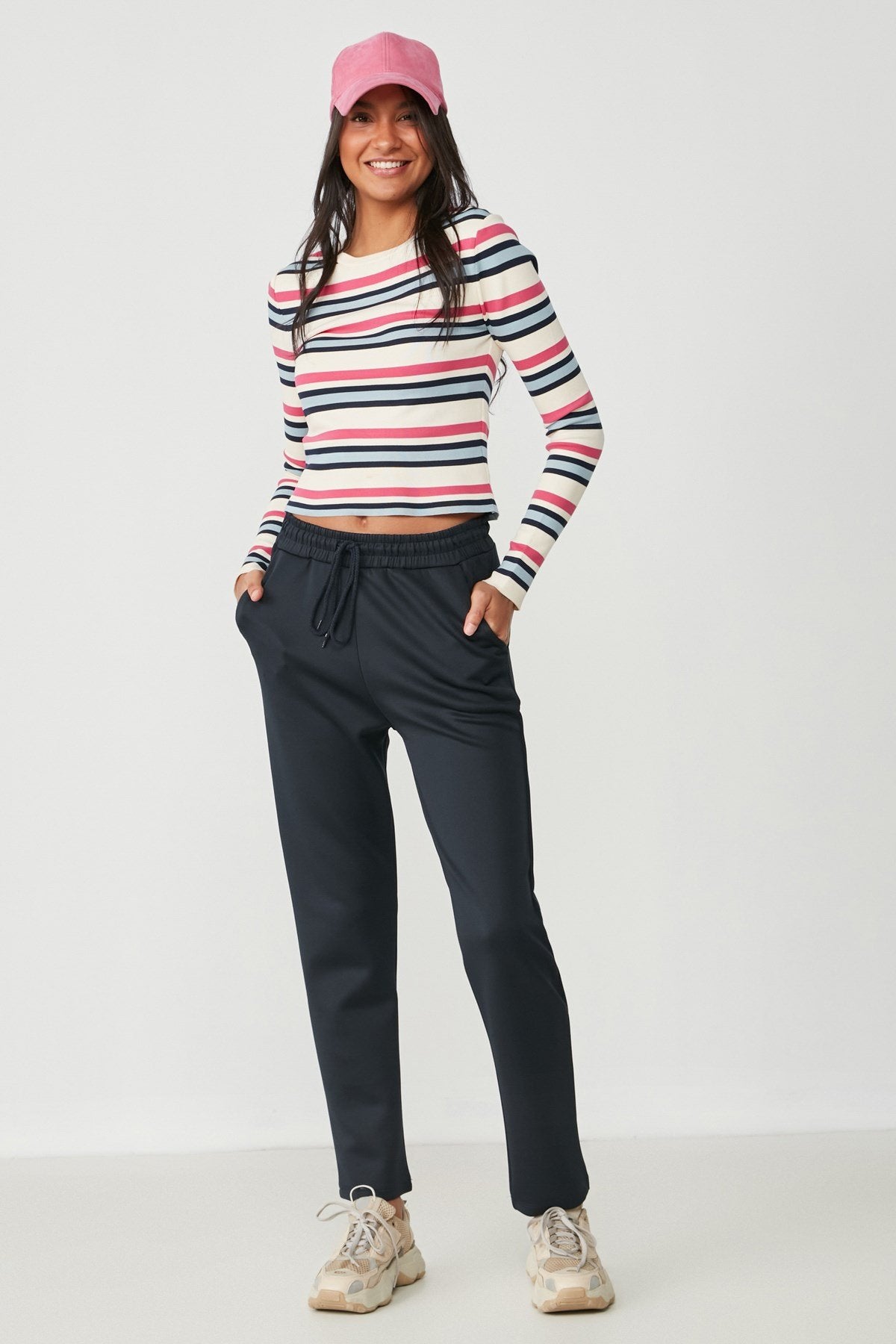 Flache Saum Jogginghose