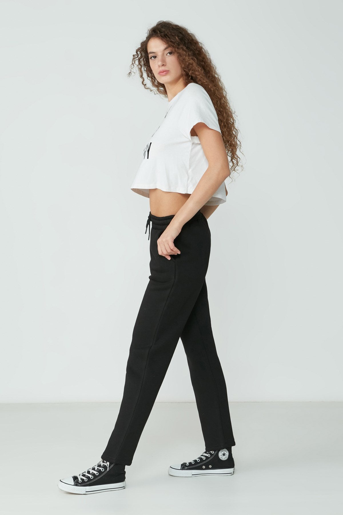 Flache Saum Jogginghose