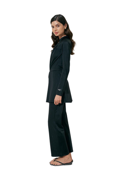 KNOTEN-DETAIL-JUMPSUIT, BADEANZUG, SCHWARZ