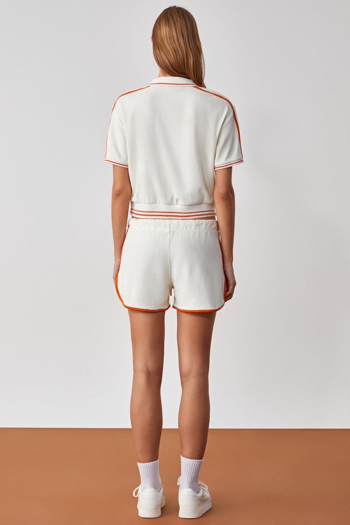 ETHIQUET DZENKA Damen Oversize Co-ord-Set Ecru