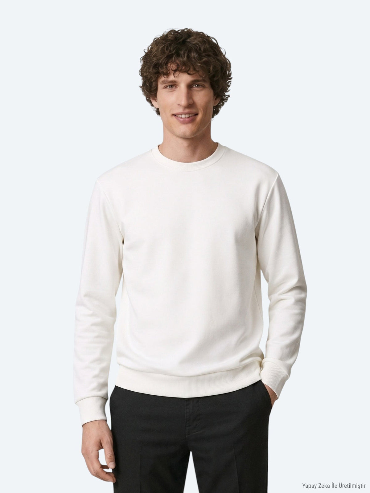Bedrucktes Sweatshirt mit Rundhalsausschnitt