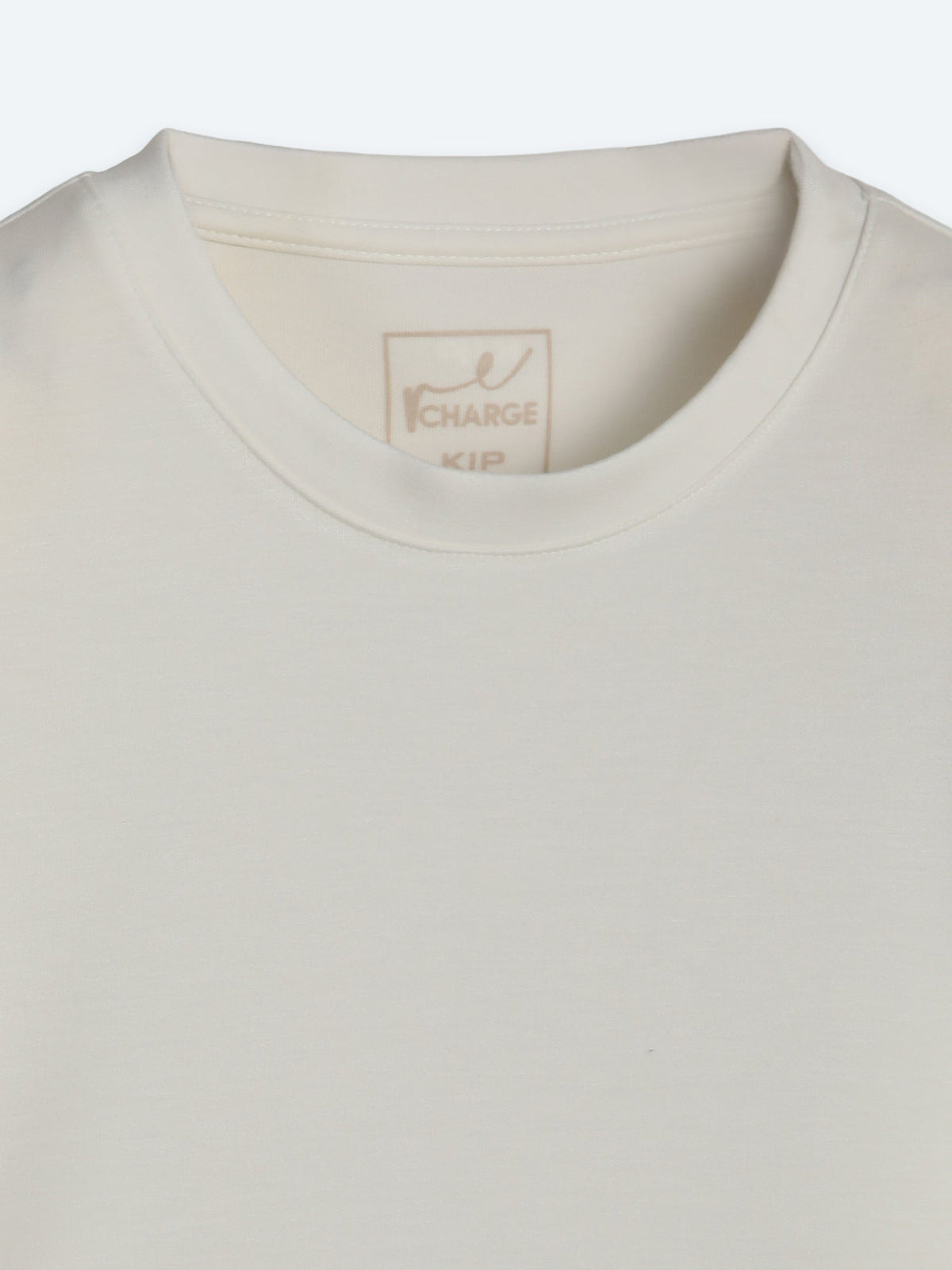 KİP Bedrucktes Sweatshirt mit Rundhalsausschnitt Ecru