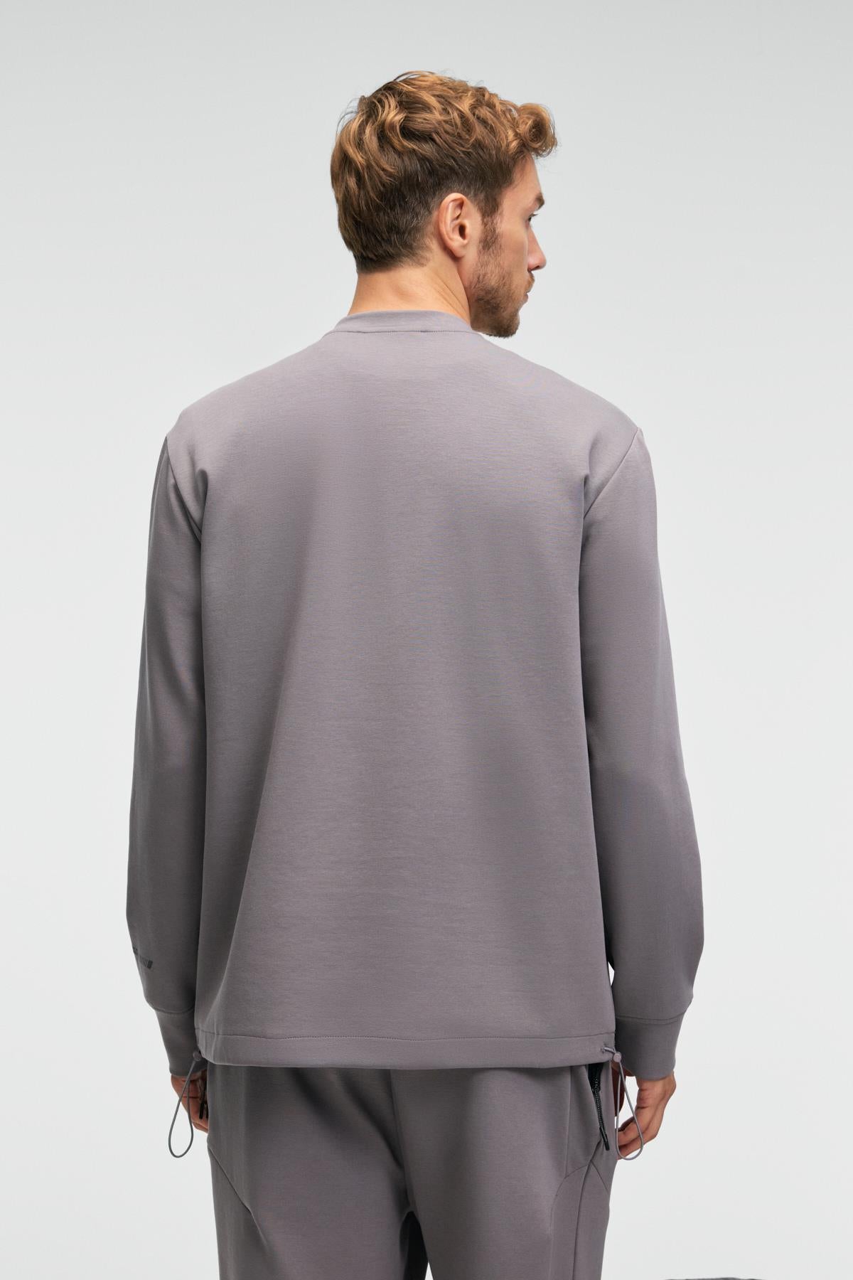 GRIMELANGE EDMUND Herren Rundhals Sweatshirt Dunkelgrau