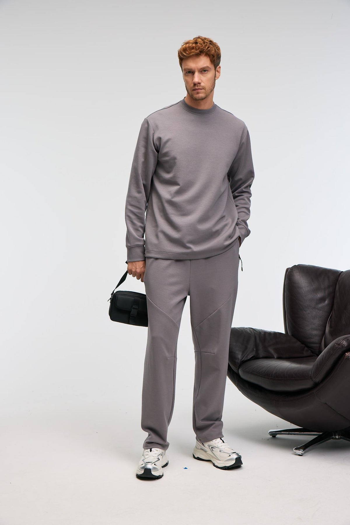 EDMUND Herren Rundhals Sweatshirt