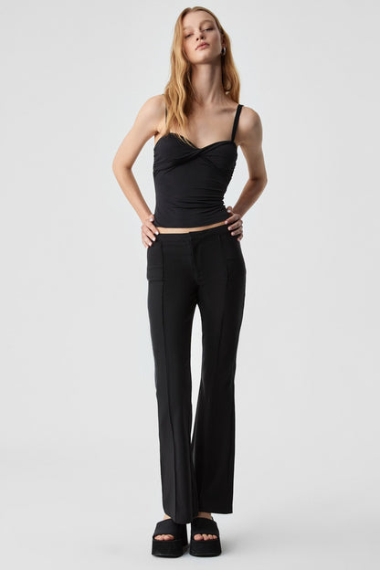 EFILIUS Damen Weite Zip Hose
