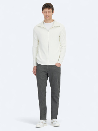 Ecru Strickjacke