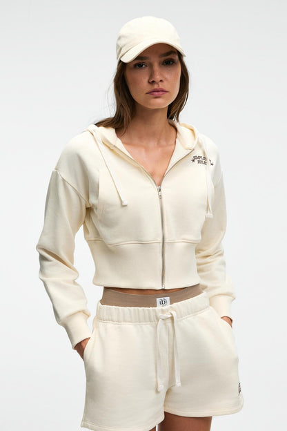 ELARA Damen Crop Sweatshirt