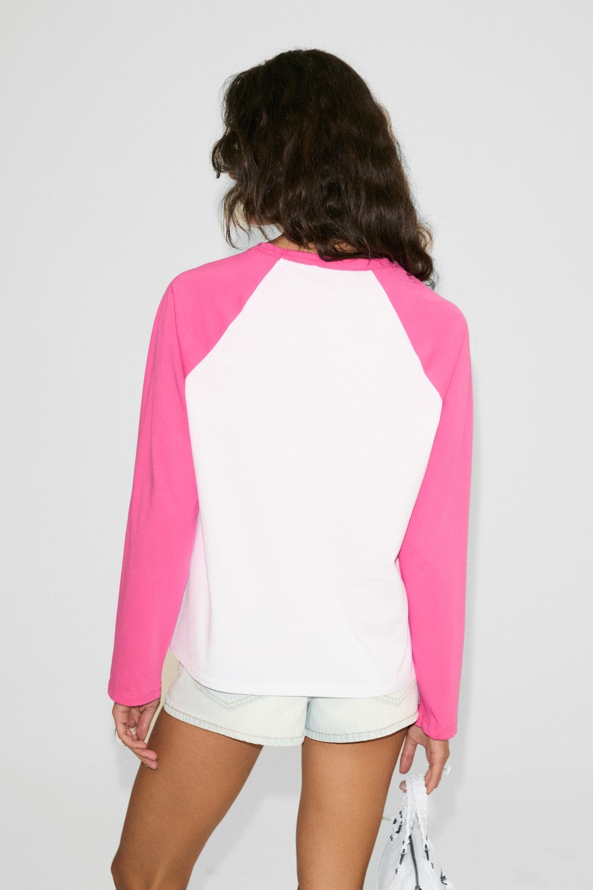 ETHIQUET ELARIAH Damen Oversized Langarmshirt Rosa