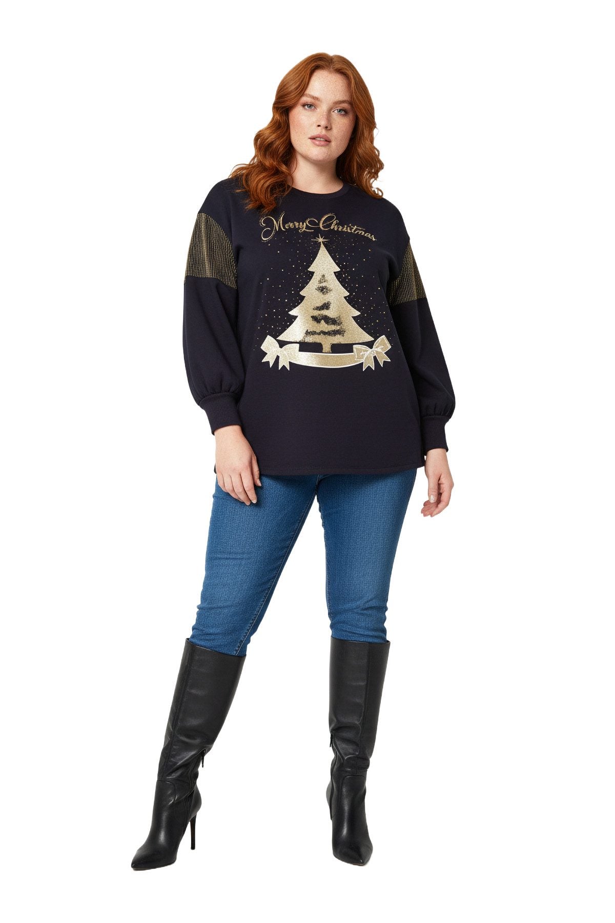 Sweatshirt mit Steinverzierungen