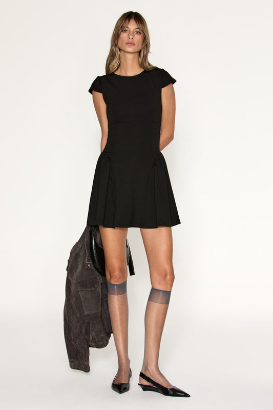 ELQUI Damen Mini-Kleid mit Volant