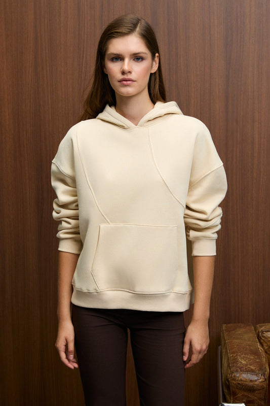 ELYRA Damen Oversize Kapuzenpulli