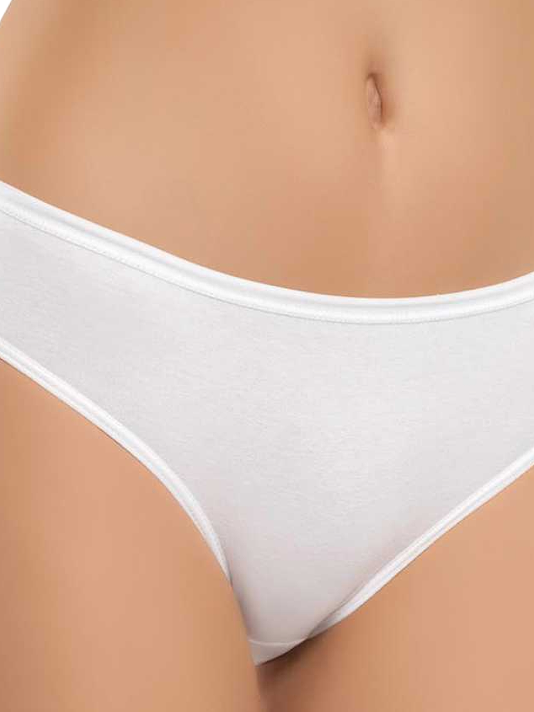 Erdem İç Giyim Erdem Weißes 3-teiliges Damen-Höschen 25023 Beyaz