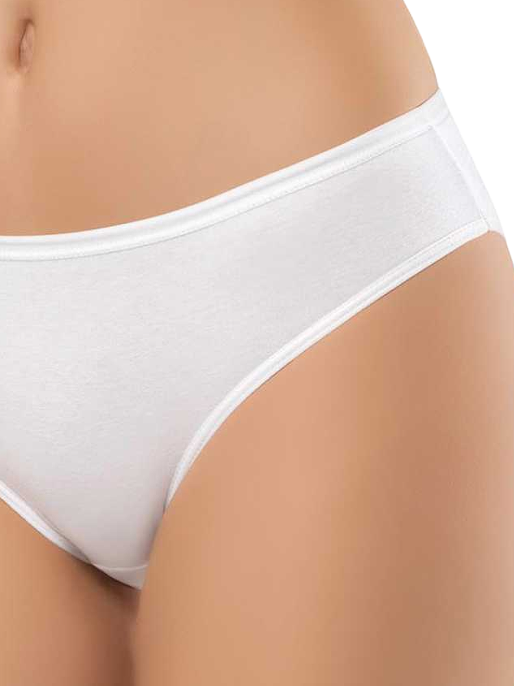 Erdem İç Giyim Erdem Weißes 3-teiliges Damen-Höschen 25023 Beyaz