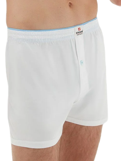 Erdem Weiße 3er-Pack Boxershorts aus gekämmter Baumwolle 14003