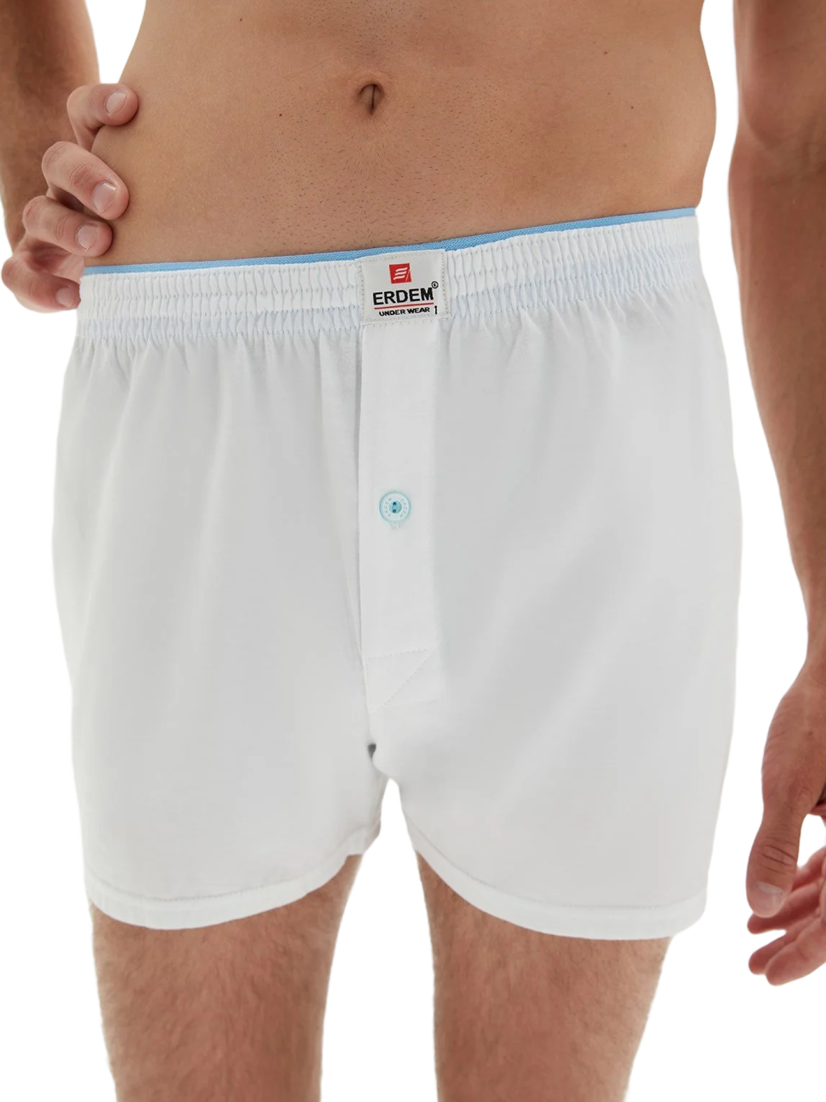 Erdem Weiße 6er-Pack Boxershorts aus gekämmter Baumwolle 14006