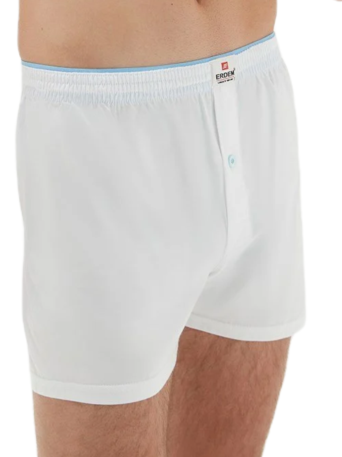 Erdem Weiße 6er-Pack Boxershorts aus gekämmter Baumwolle 14006