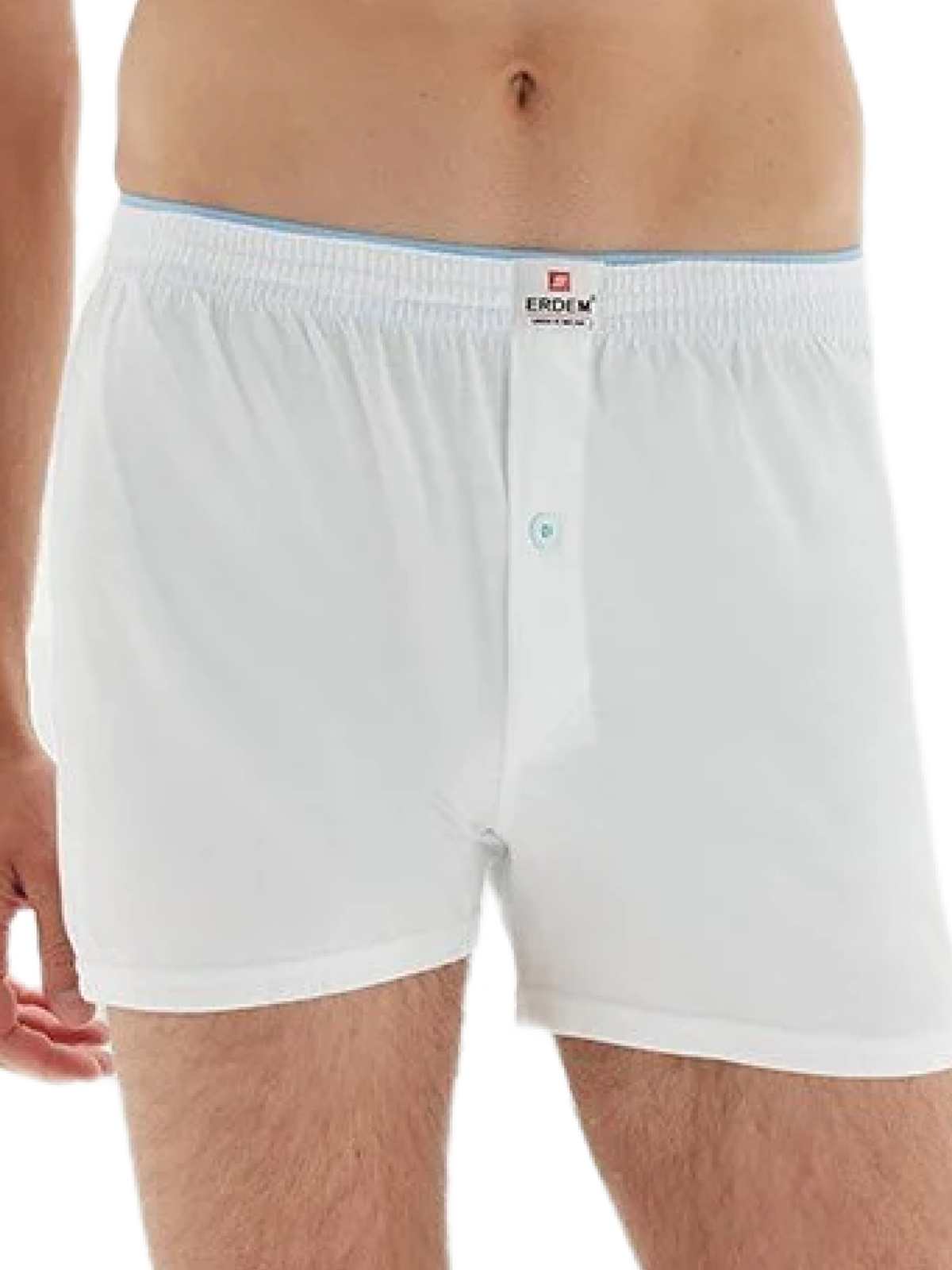 Erdem Weiße 6er-Pack Boxershorts aus gekämmter Baumwolle 14006