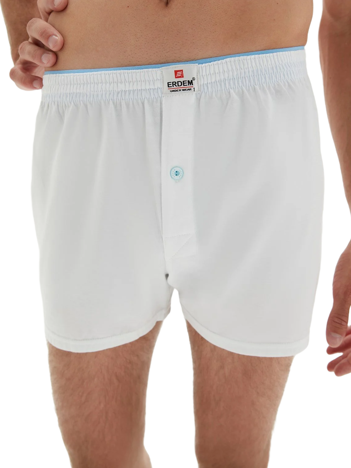 Erdem Weiße Boxershorts aus gekämmter Baumwolle 1400