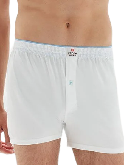 Erdem Weiße Boxershorts aus gekämmter Baumwolle 1400