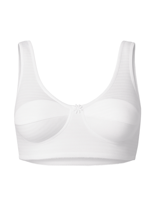 Erdem Damen Weißes Halb-Tanktop mit BH 2475