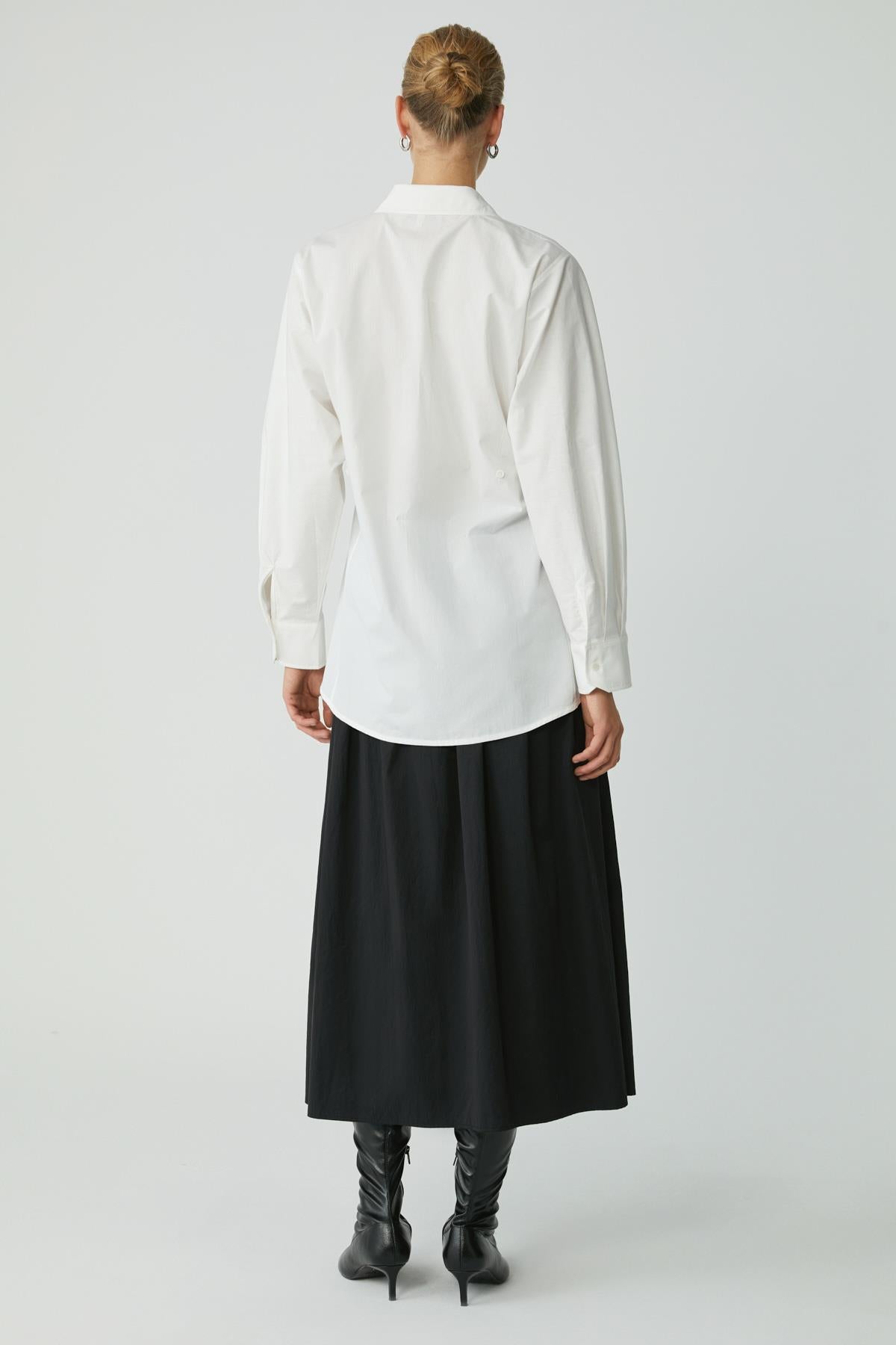 ETHIQUET ERINA Damen Lockeres Shirt Weiß