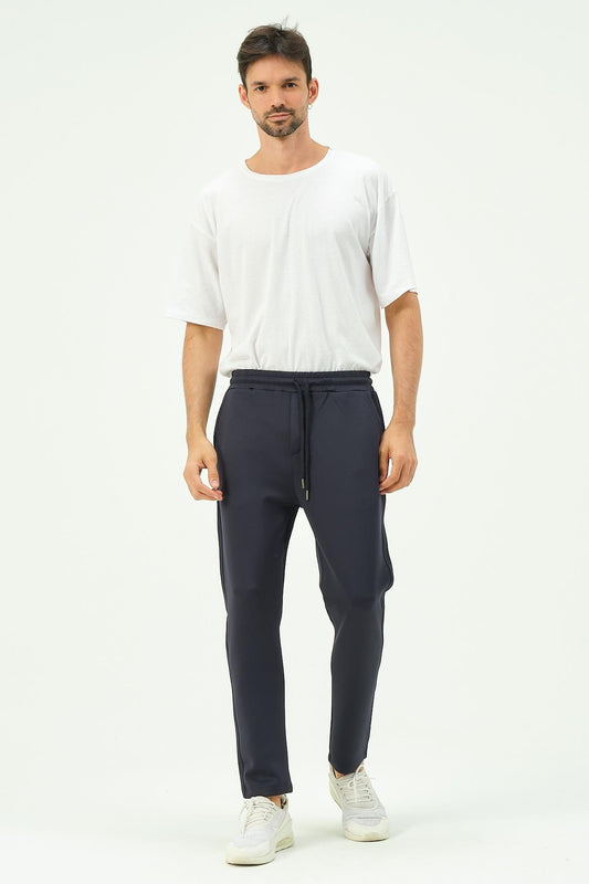 Herren Straight Leg Seitentaschen Jogginghose