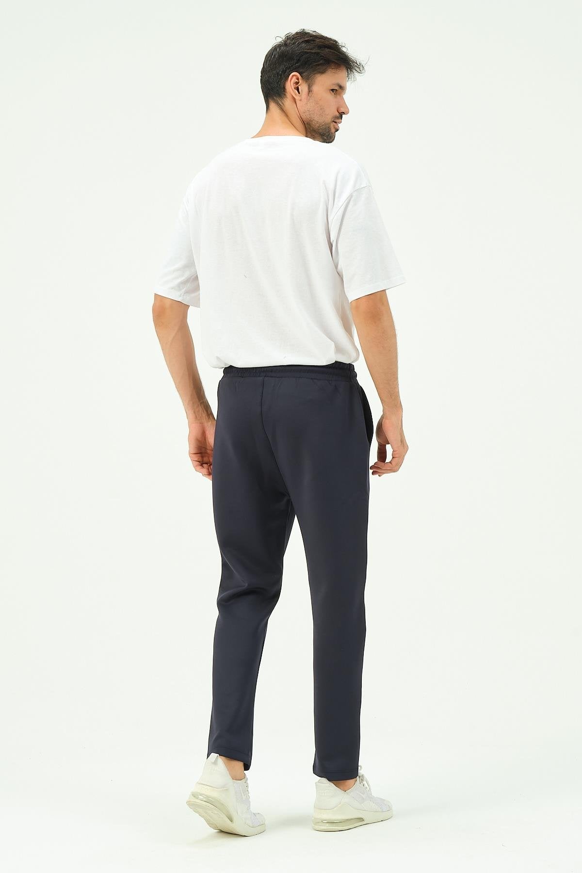 Herren Straight Leg Seitentaschen Jogginghose