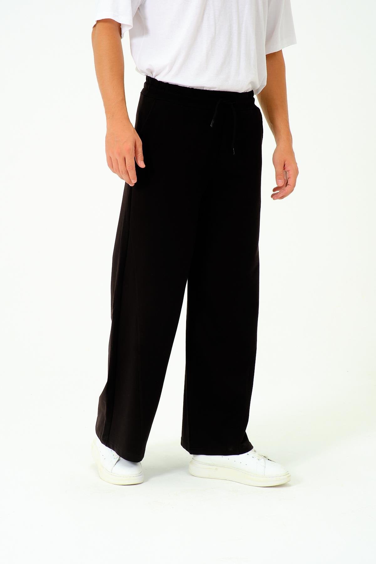 Herren Baggy Jogginghose mit elastischem Bund