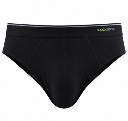 Herren 3er-Pack Weiche Baumwollslips - Schwarz Grau