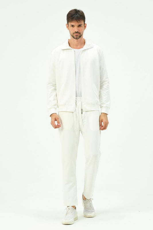 Herren Zip-Front Straight-Leg Trainingsanzug