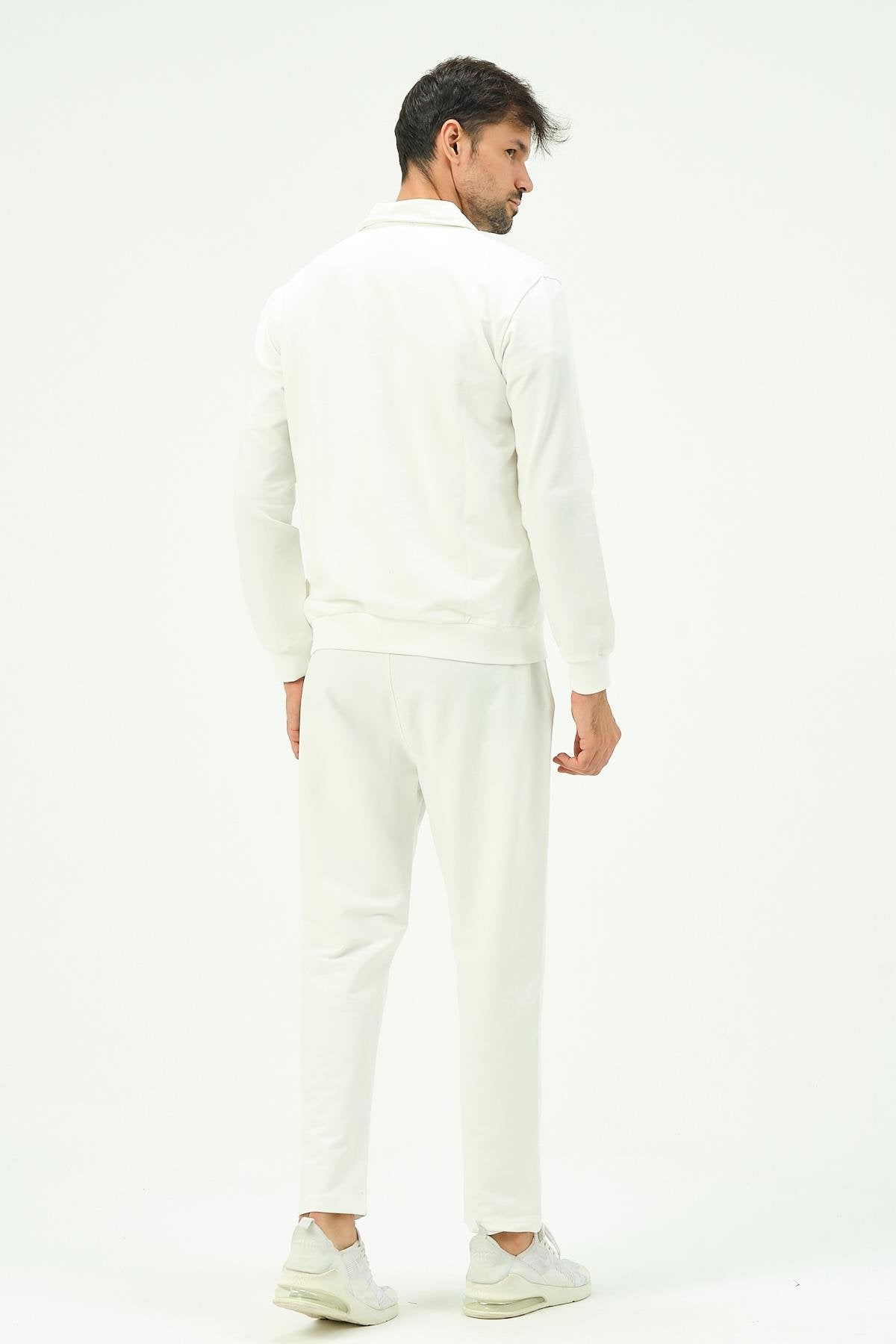 Herren Zip-Front Straight-Leg Trainingsanzug