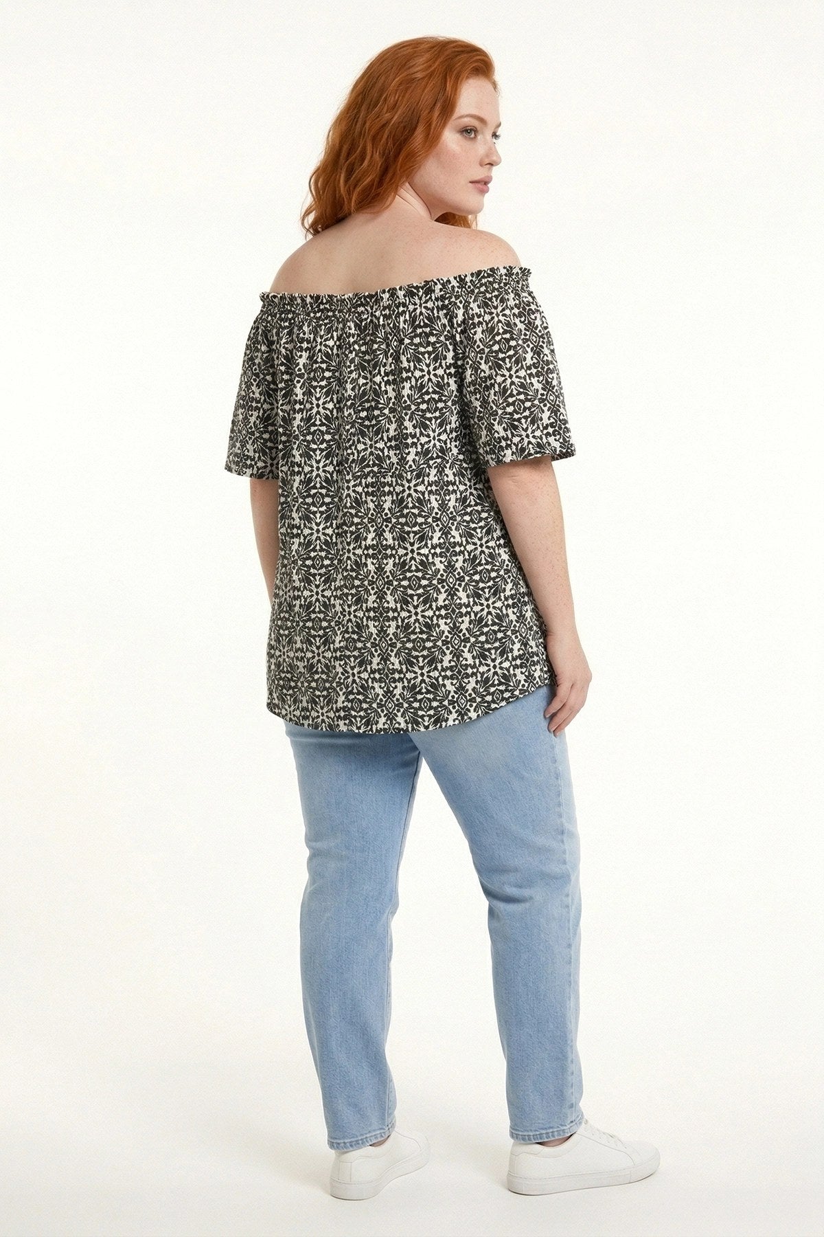 Ethno-Muster Madonna Bluse