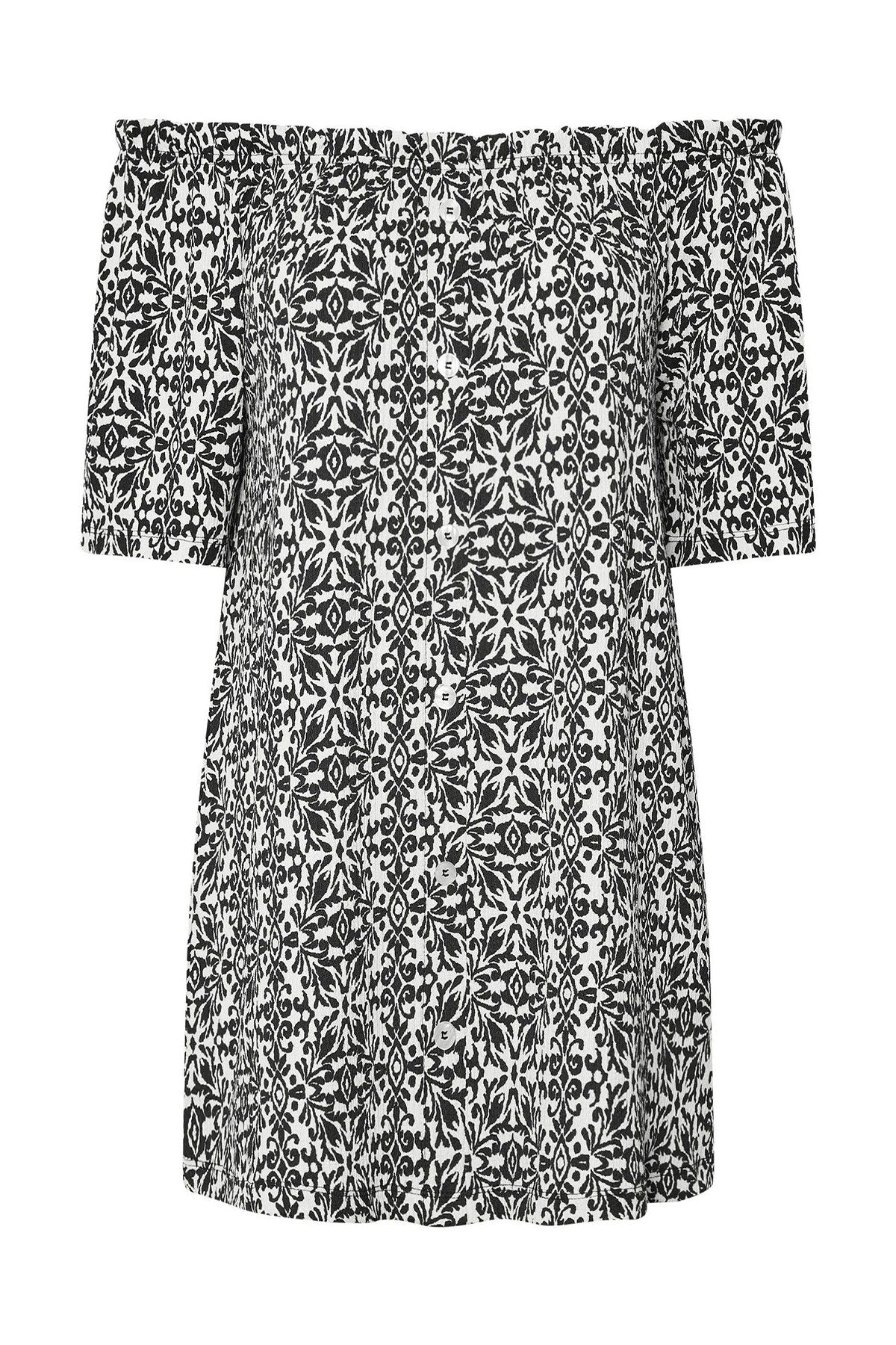 Ethno-Muster Madonna Bluse