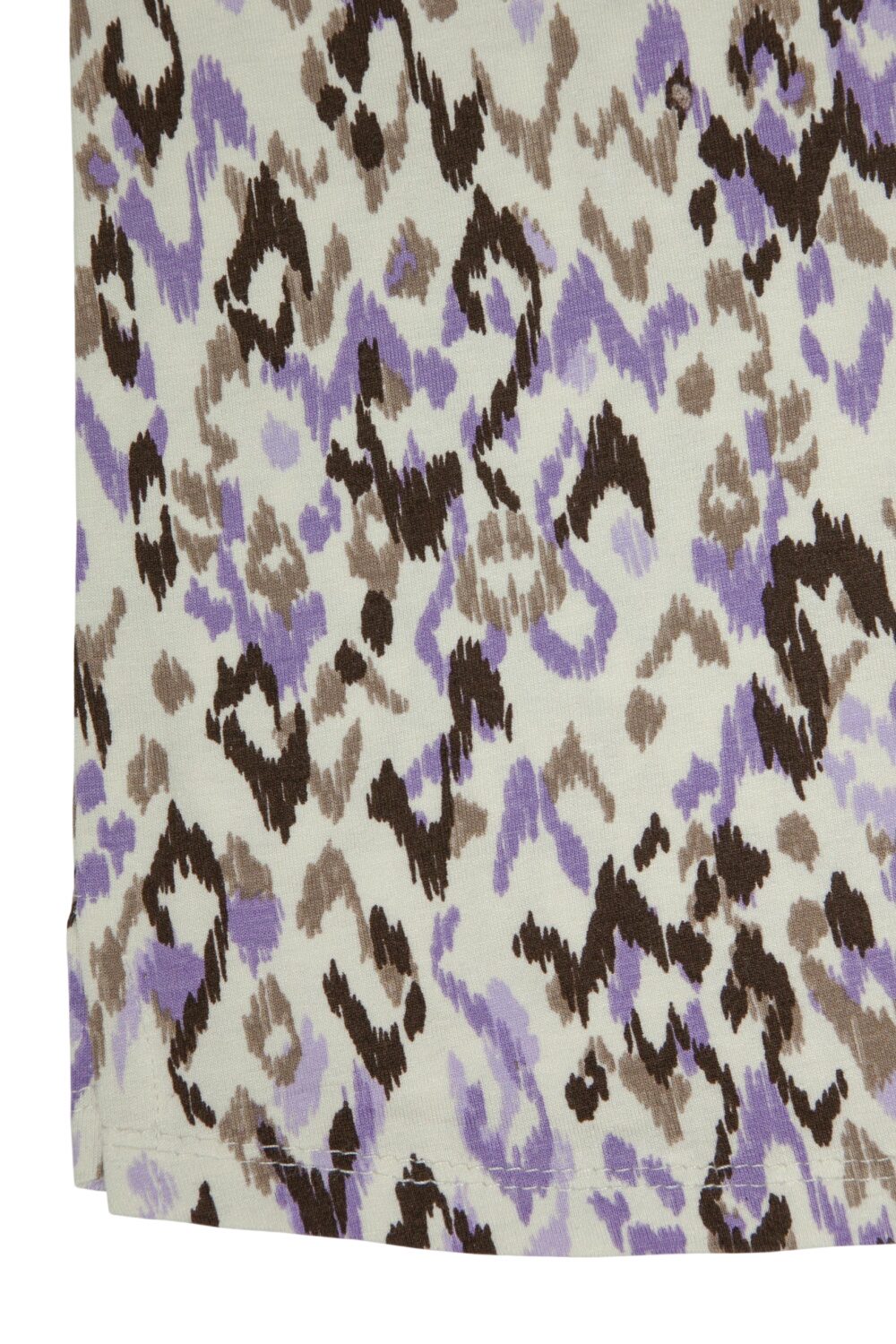 Ethno-Print V-Ausschnitt Bluse mit Knöpfen