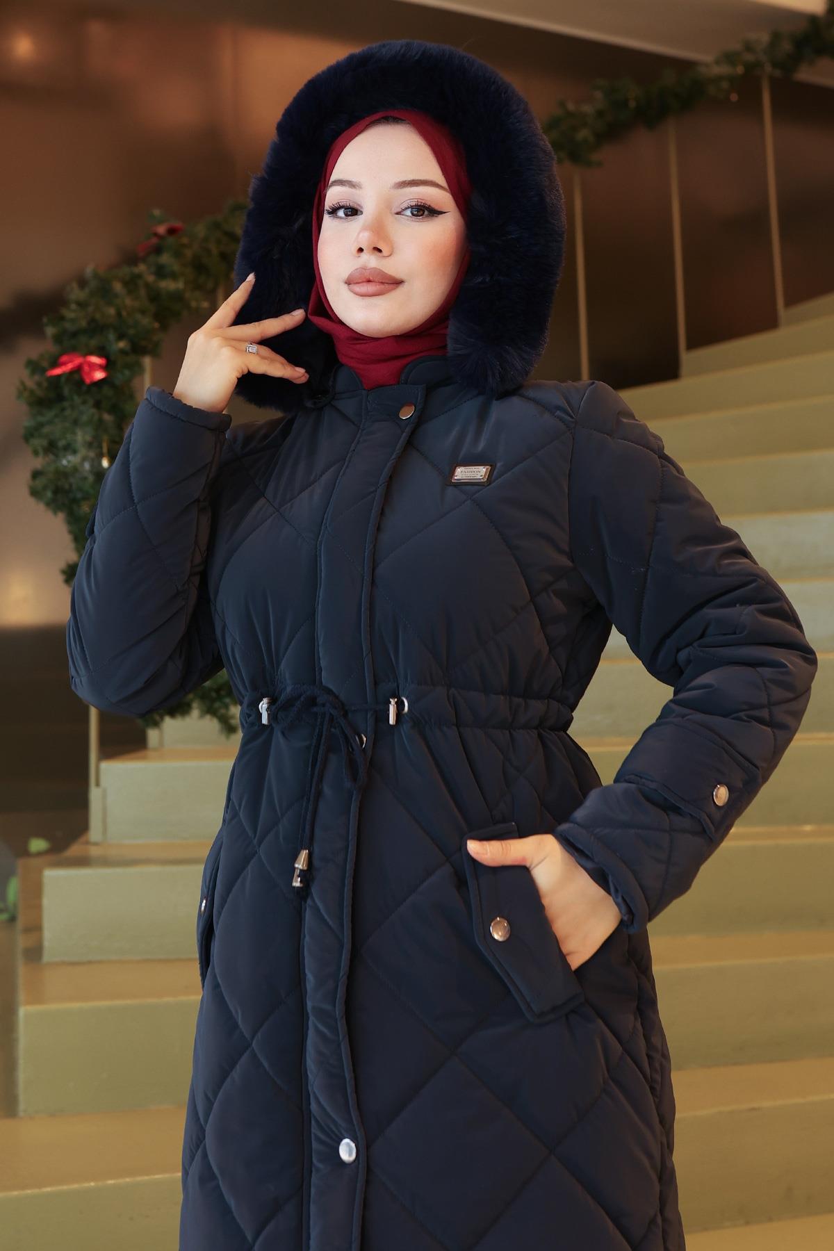 Jacke mit Reißverschluss und Kordelzug