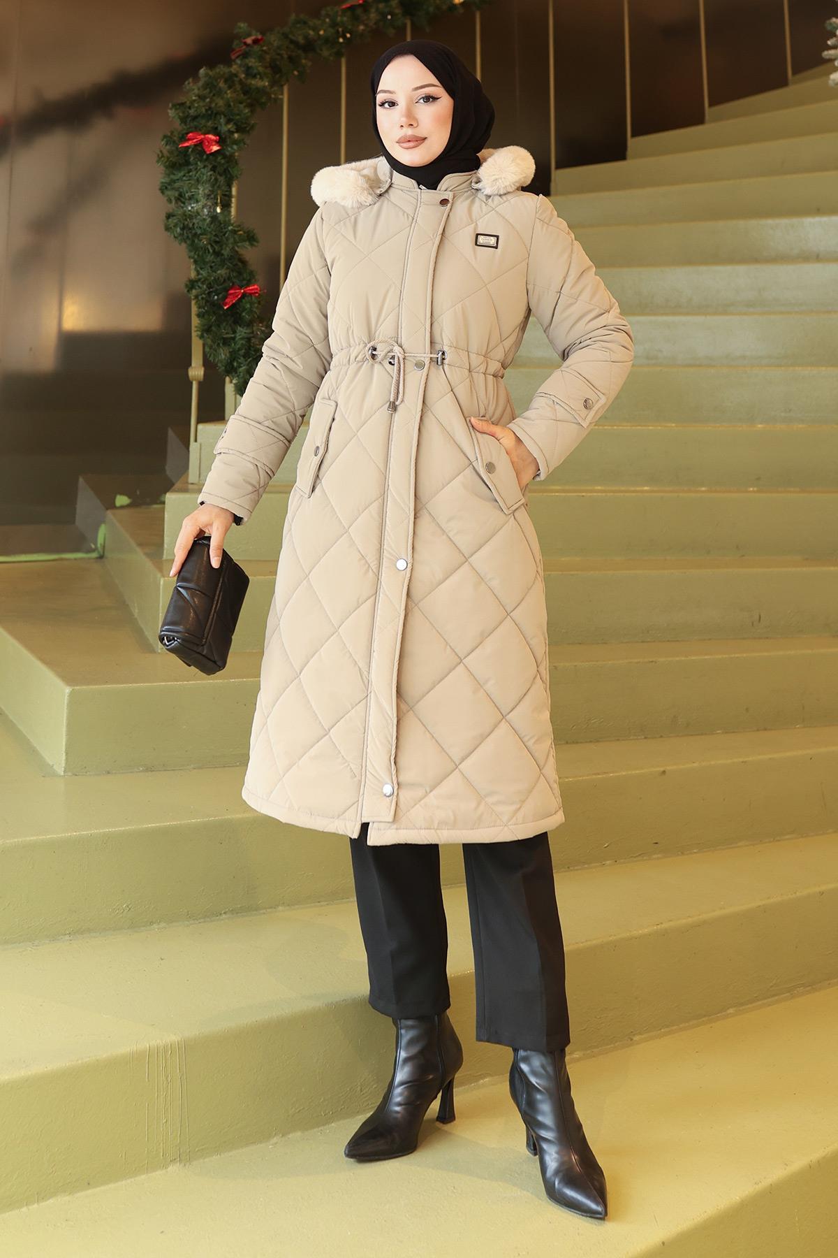 Jacke mit Reißverschluss und Kordelzug