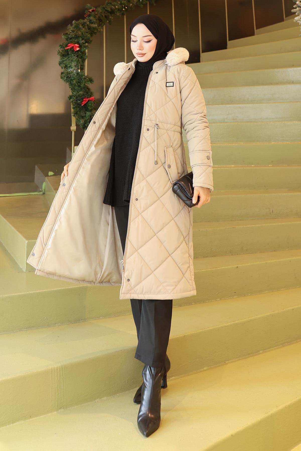 Jacke mit Reißverschluss und Kordelzug
