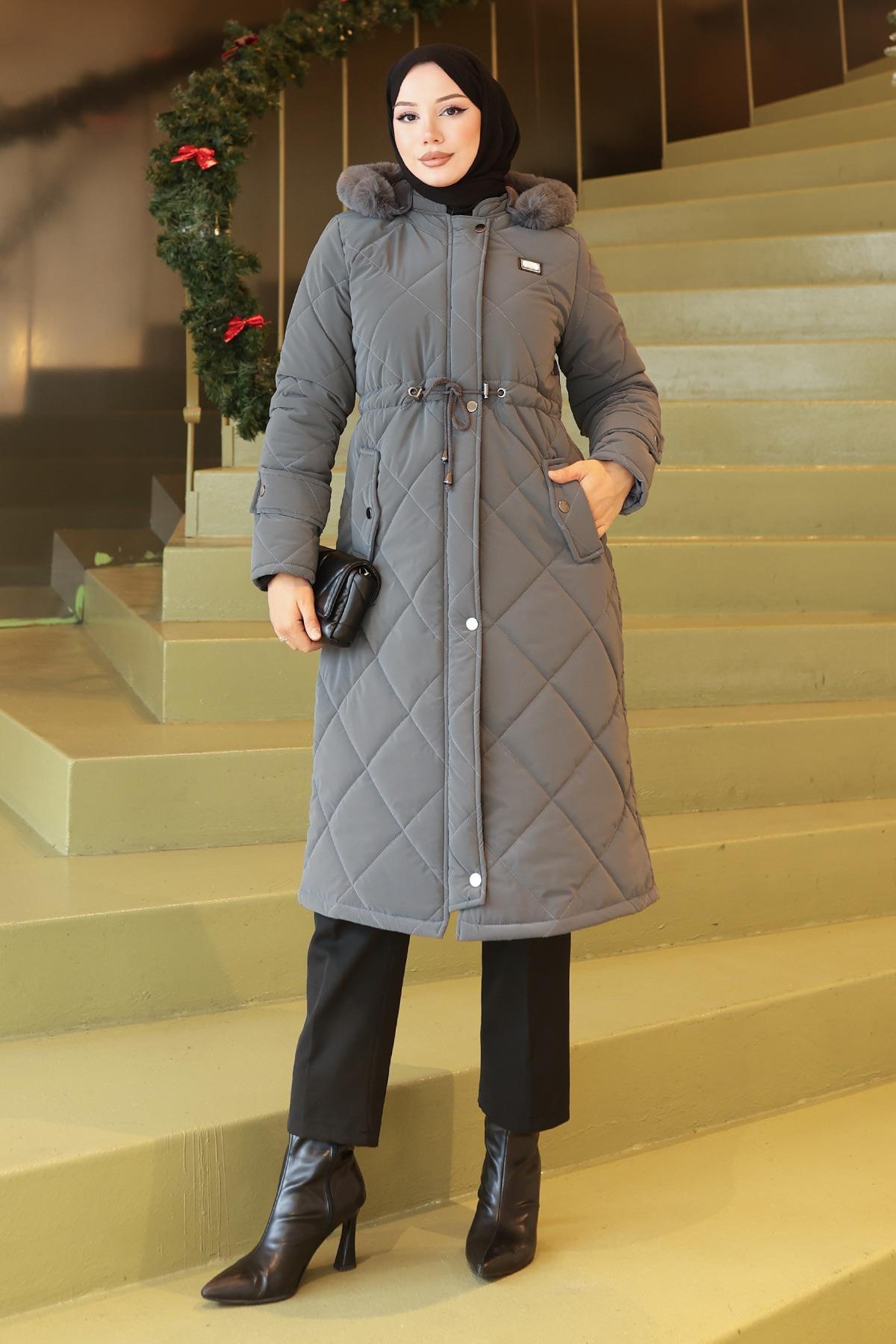 Jacke mit Reißverschluss und Kordelzug
