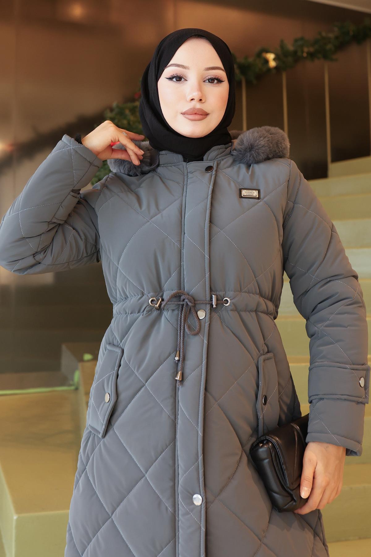 Jacke mit Reißverschluss und Kordelzug