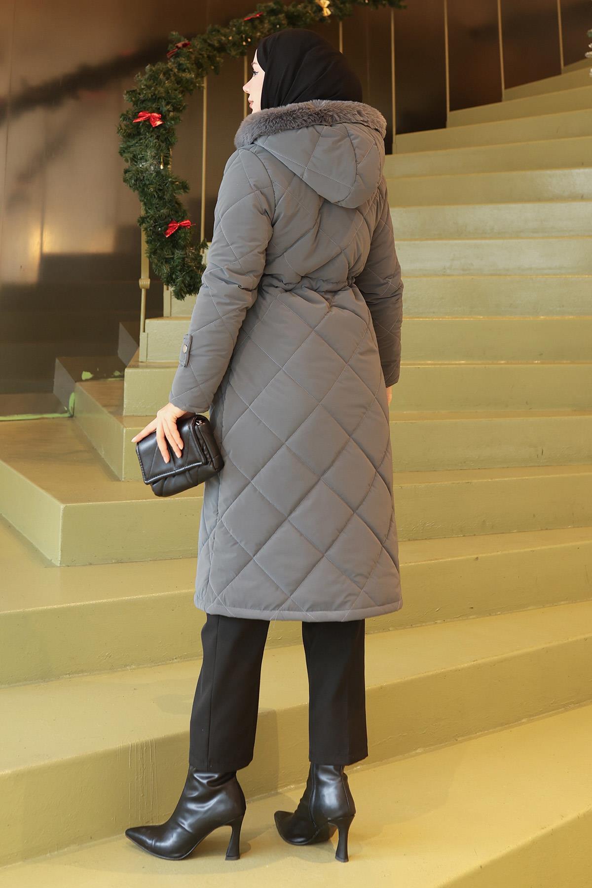 Jacke mit Reißverschluss und Kordelzug