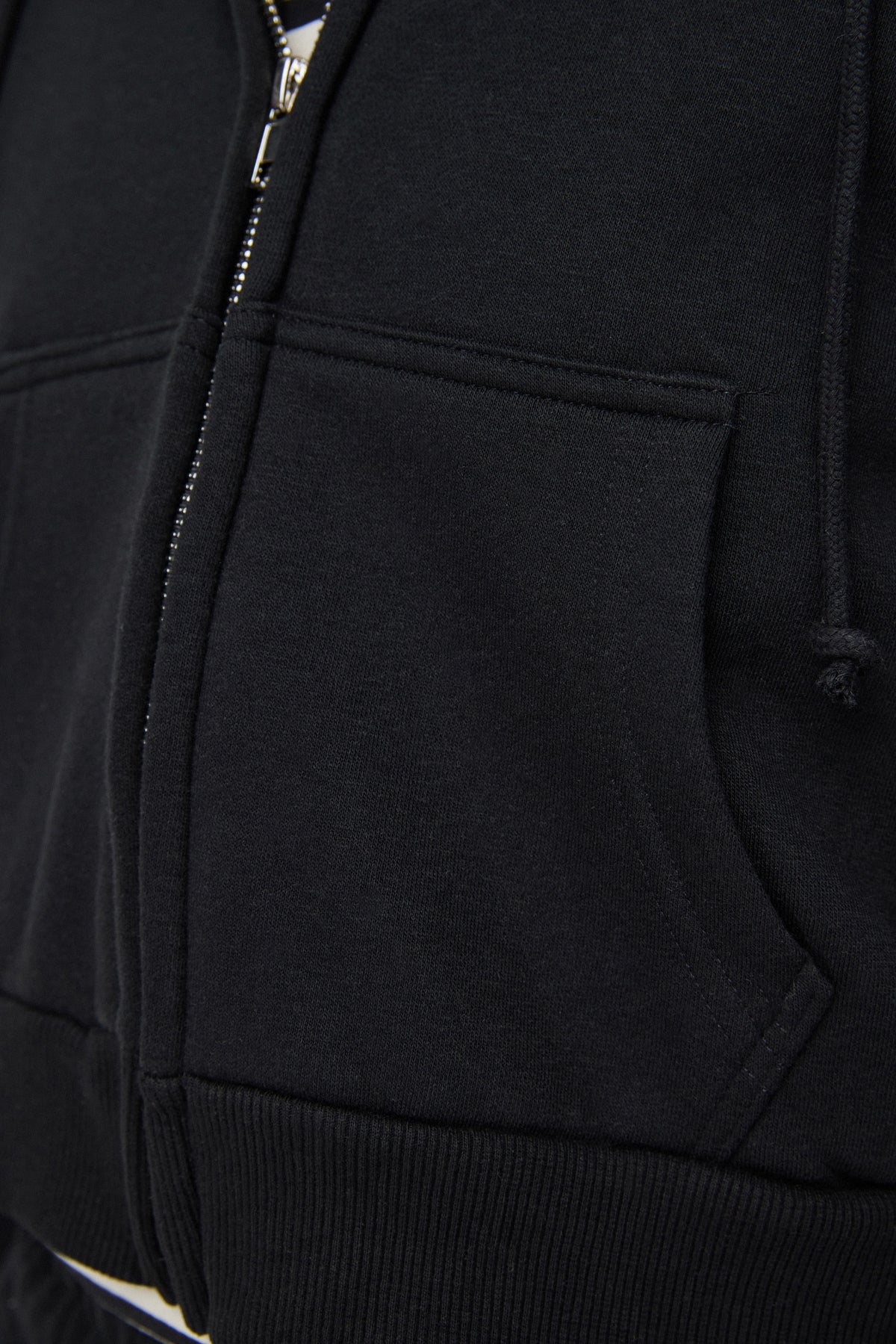 Crop-Sweatshirt mit Reißverschluss