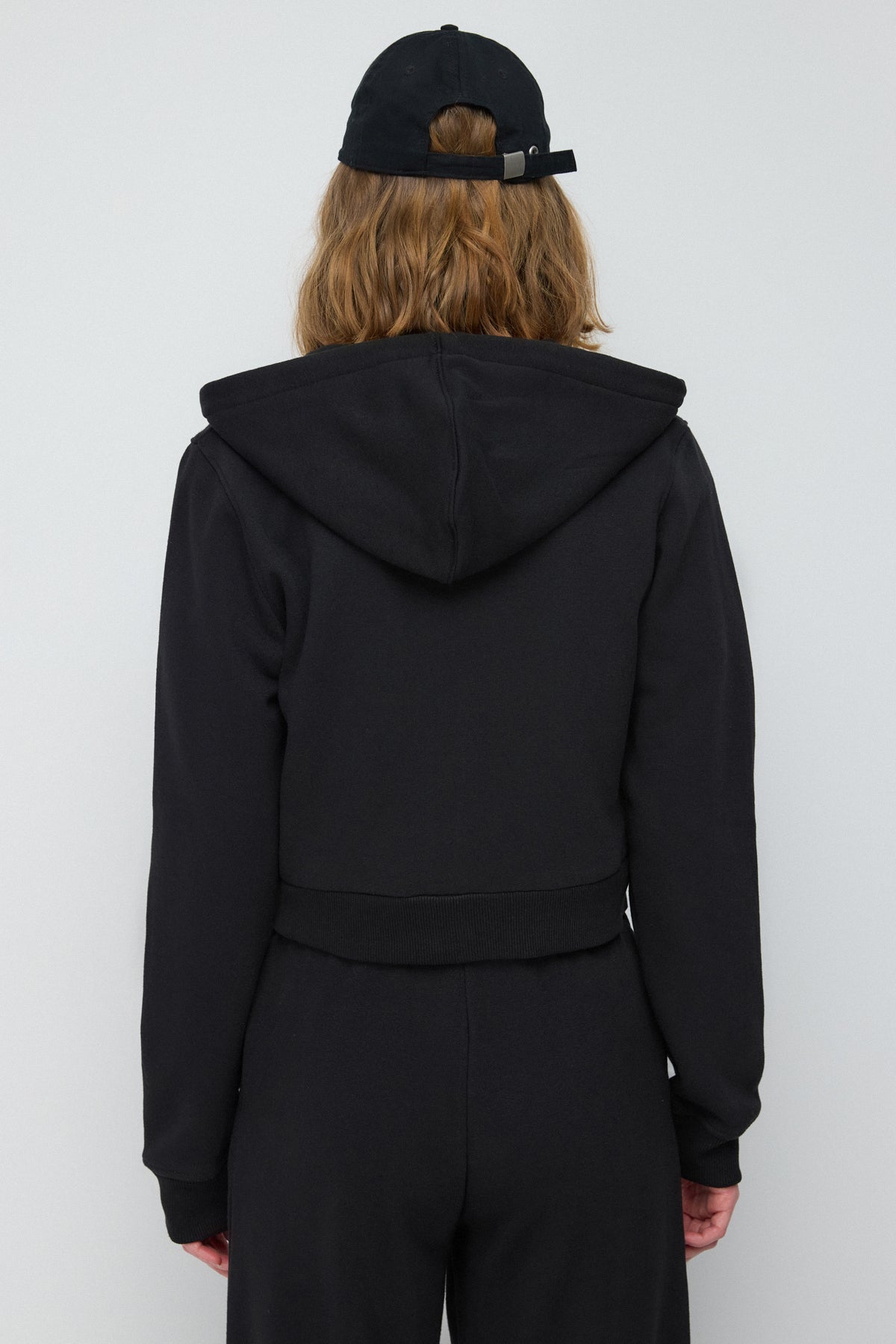 Crop-Sweatshirt mit Reißverschluss
