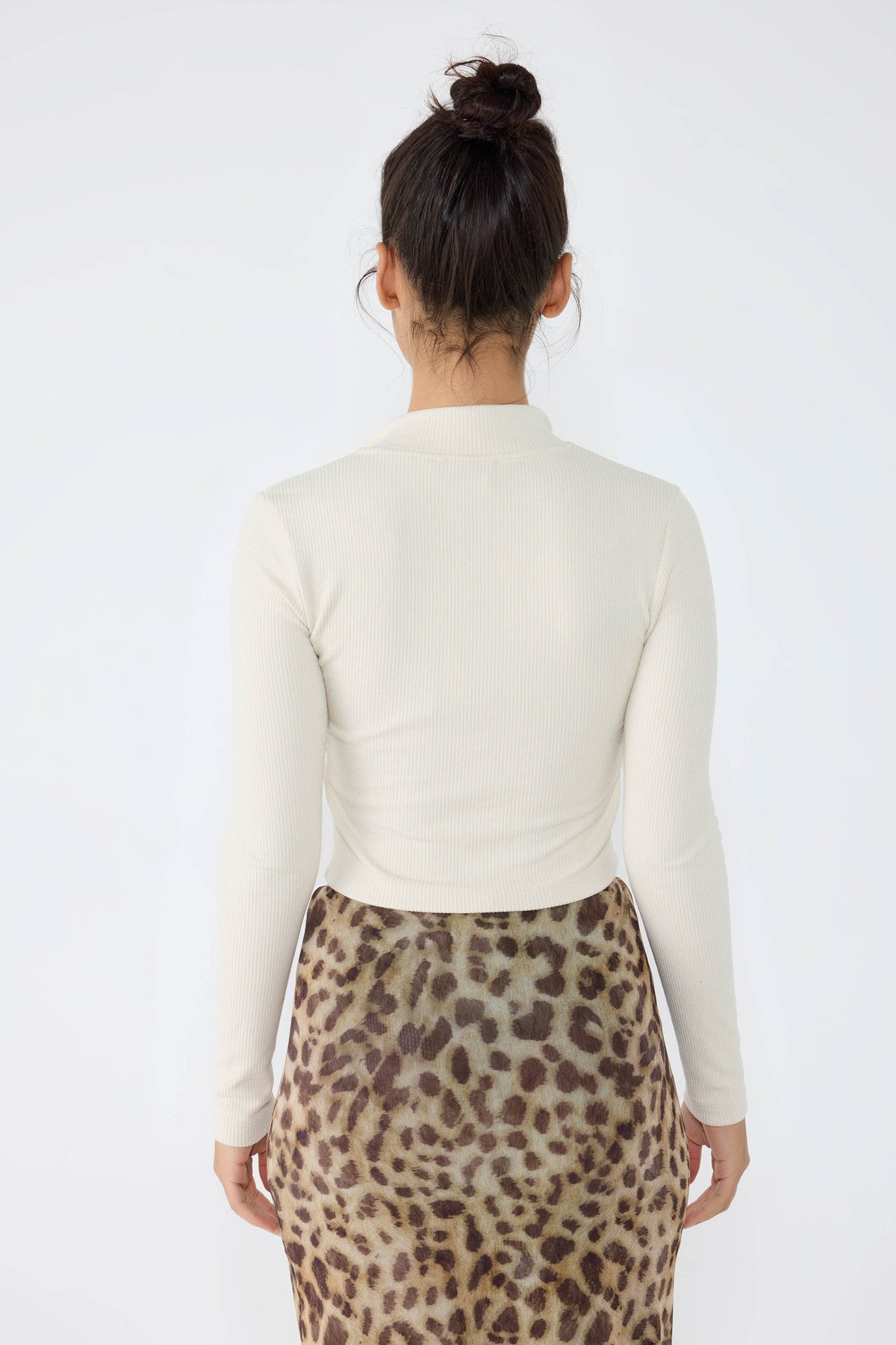 Bluse mit Reißverschluss