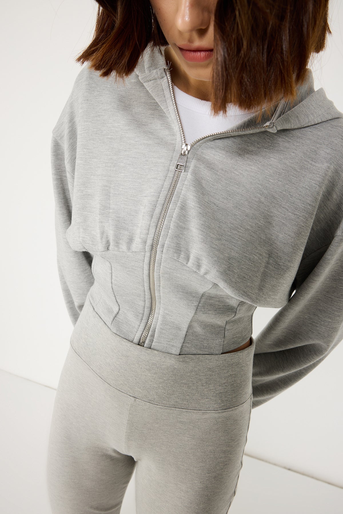Kapuzenpullover mit Reißverschluss