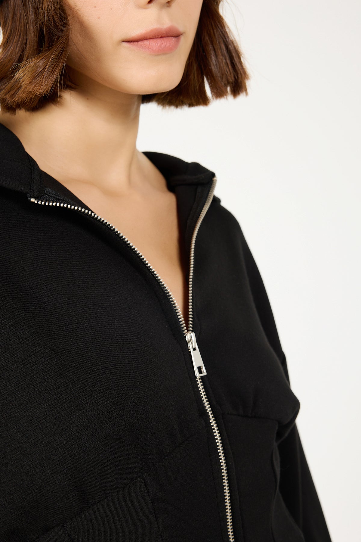 Kapuzenpullover mit Reißverschluss