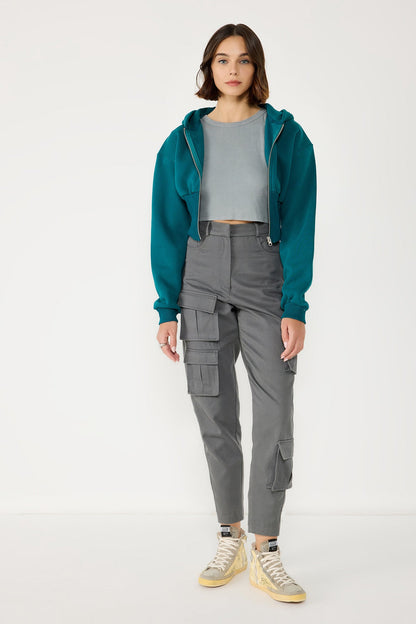 Kapuzenpullover mit Reißverschluss