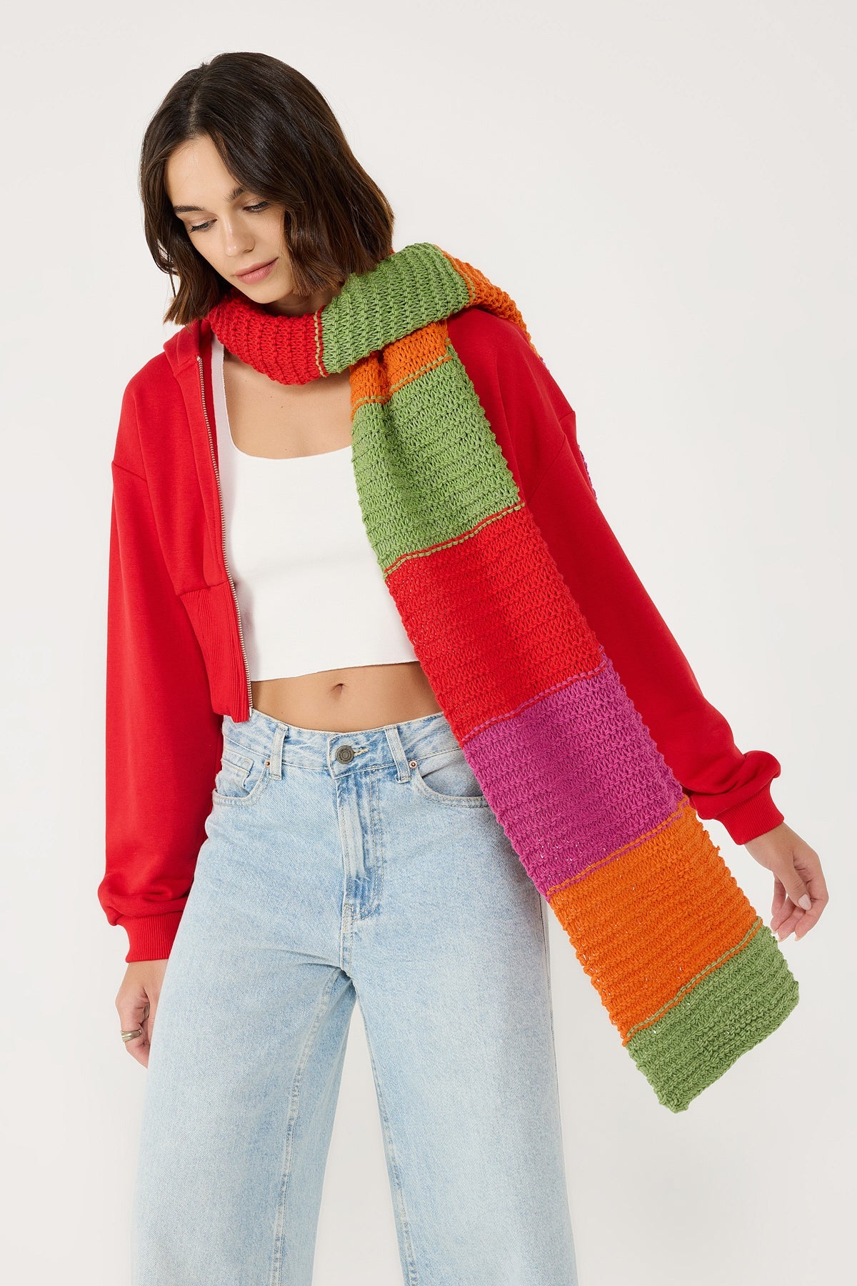 Kapuzenpullover mit Reißverschluss